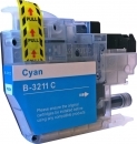 Brother LC3211 C Cyan fabriksny kompatibel blækpatron 200 sider. Erstatter Brother LC3211C Cyan